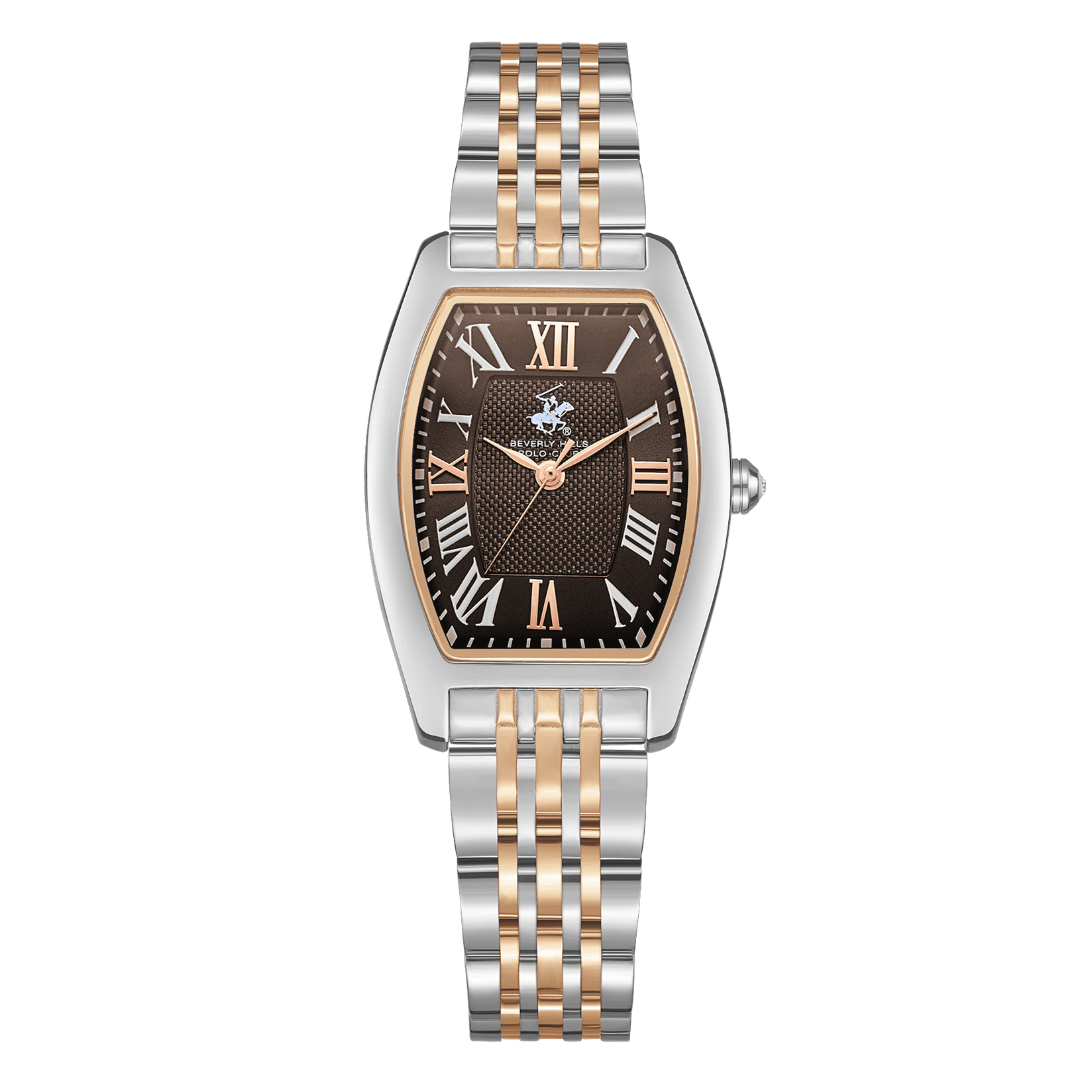 Beverly Hills Polo Club Ženski sat BP3716X.540, Braon kućište, Srebrno-zlatne boje