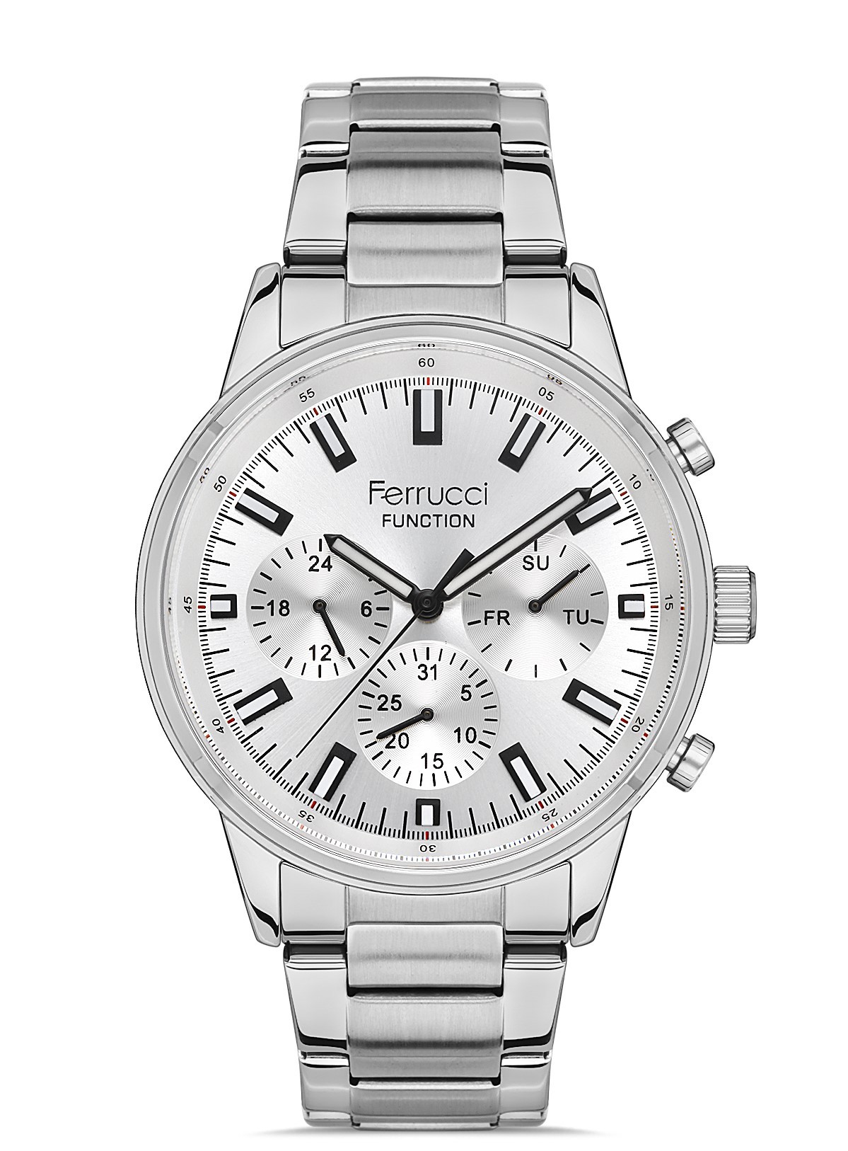 FERRUCCI Muški sat FC12942K.01 srebrni