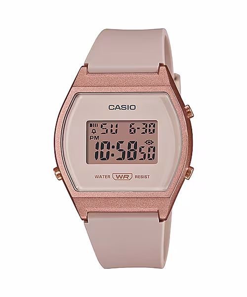 Casio Ženski sat LW-204-4A, Roze kućište, Roze