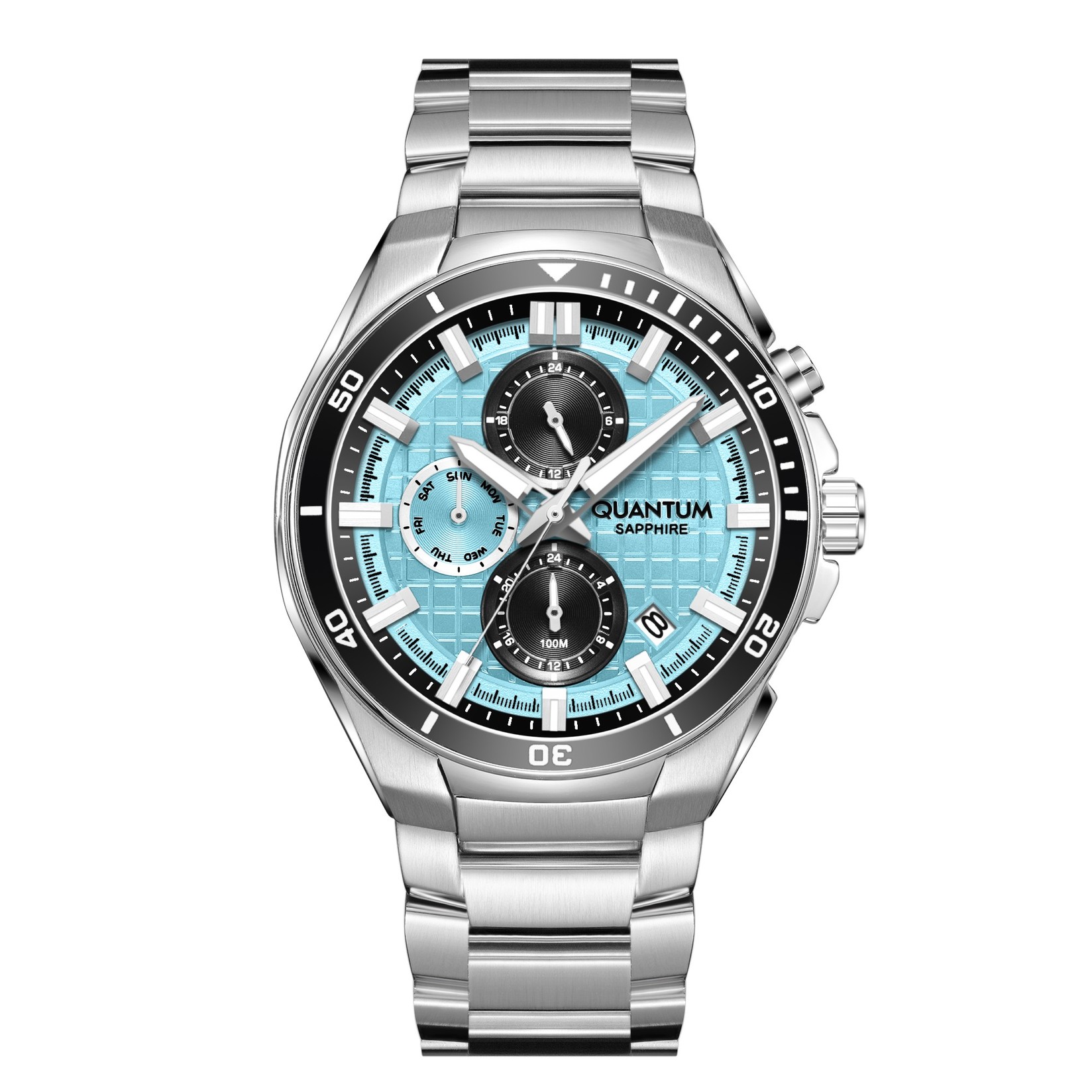 Quantum Muški sat PWG1227.300, Plavo kućište, Srebne boje