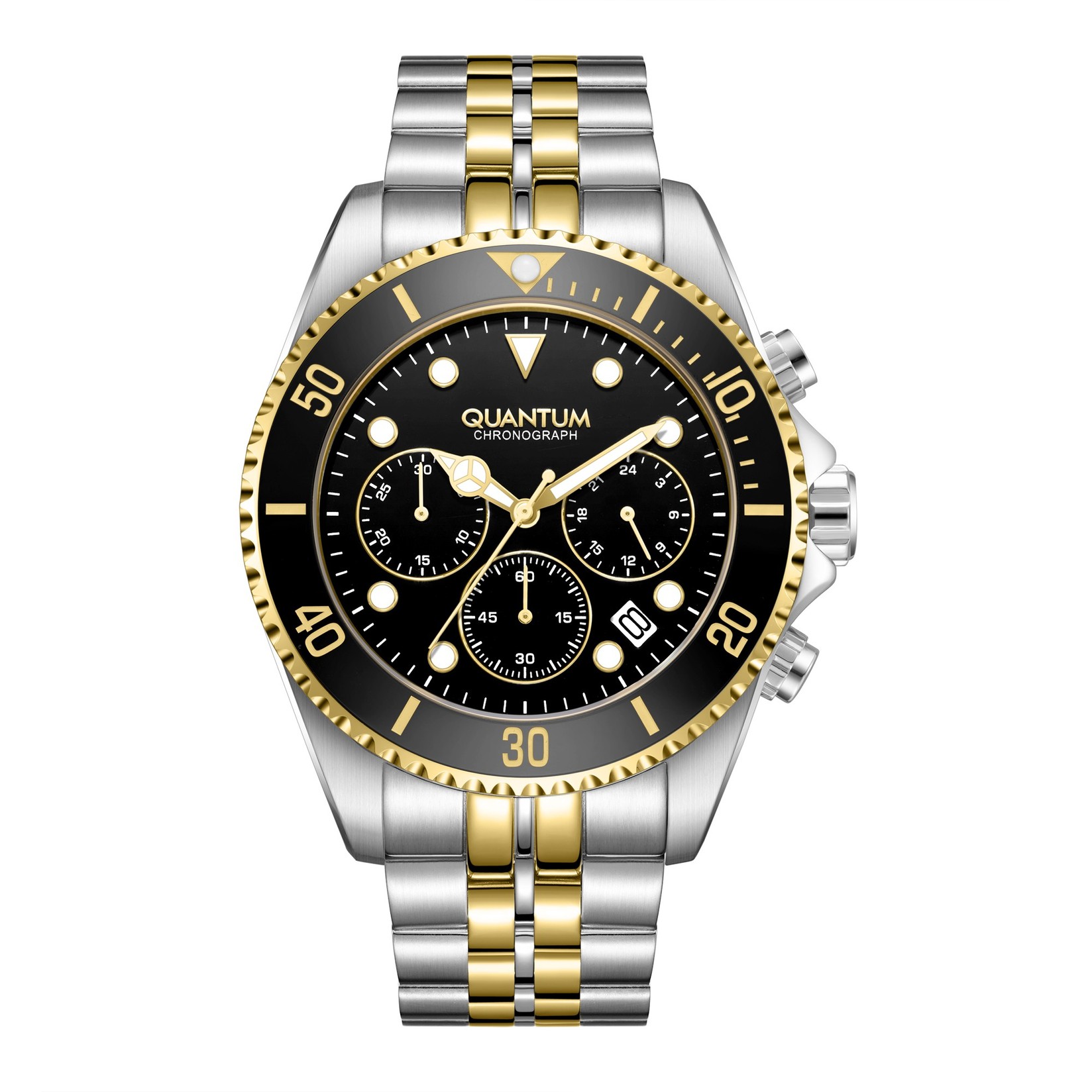 Quantum Muški sat PWG 930.250, Crno kućište, Šareni