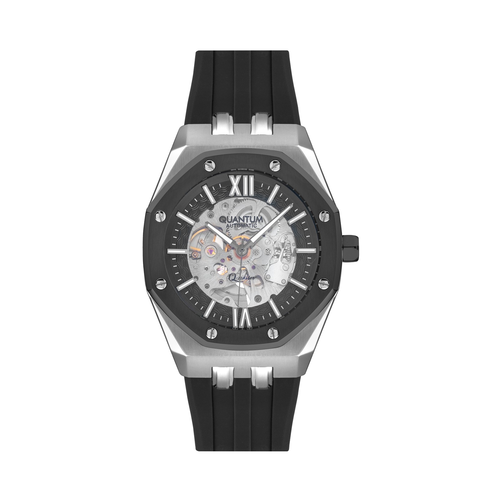 Quantum Muški sat QMG 1074.051, Crno kućište, Crni