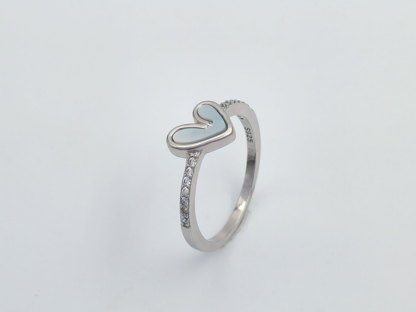 Artikal Ženski prsten Srce SP00204, 13mm, Srebrni