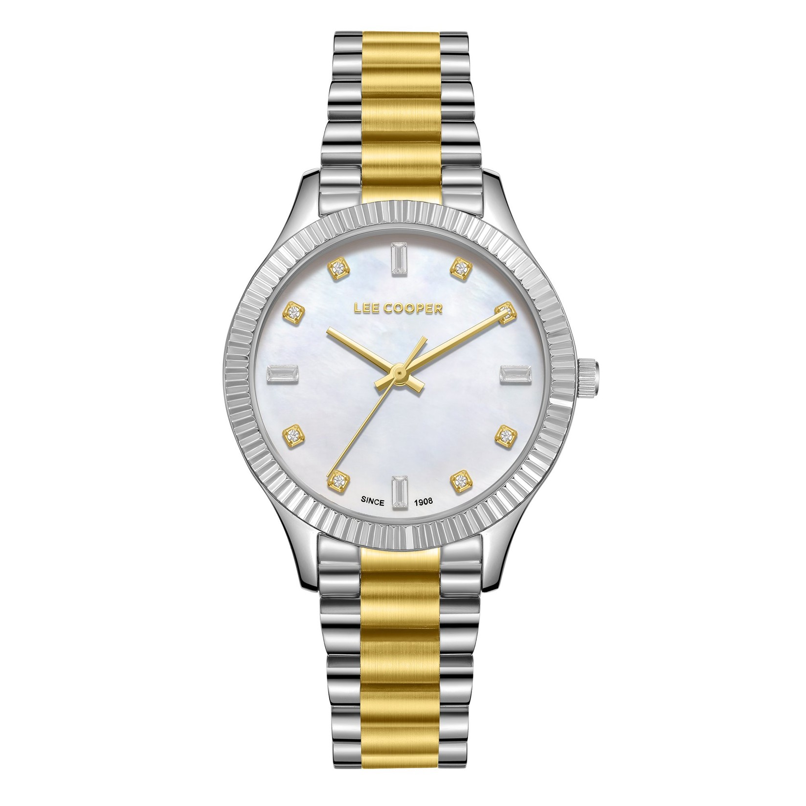 LEE COOPER Ženski ručni sat LC08079.220, Belo-srebrne boje