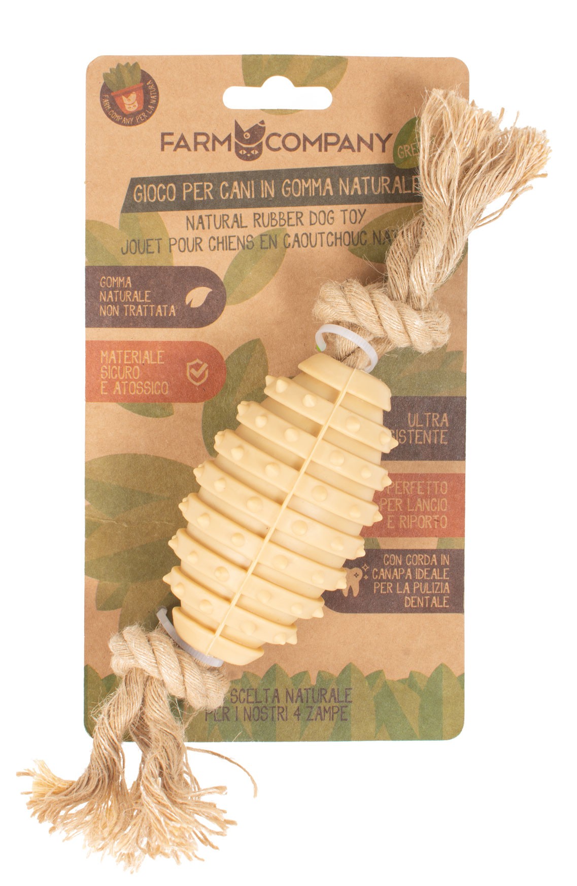 Farm Company Kanap sa igračkom za psa, 23 cm, Bež