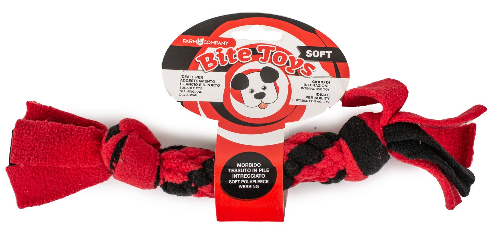 Farm Company Igračka za pse Prsten za vodu 13.50 cm, Crveno-crni