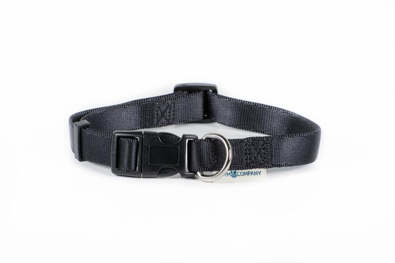 Farm Company Ogrlica za psa, Podesiva, 2.5x45/60 cm, Crna