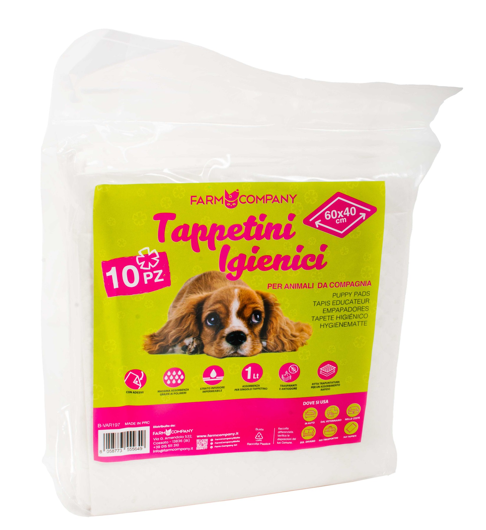 Farm Company Higijenske prostirke za pse, 10 komada