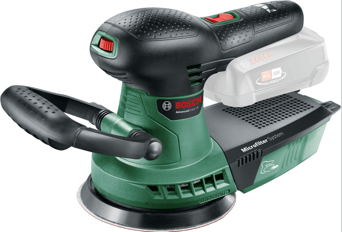 BOSCH Akumulatorska ekscentar brusilica AdvancedOrbit 18 Solo bez baterije i punjača 125mm 06033D2100