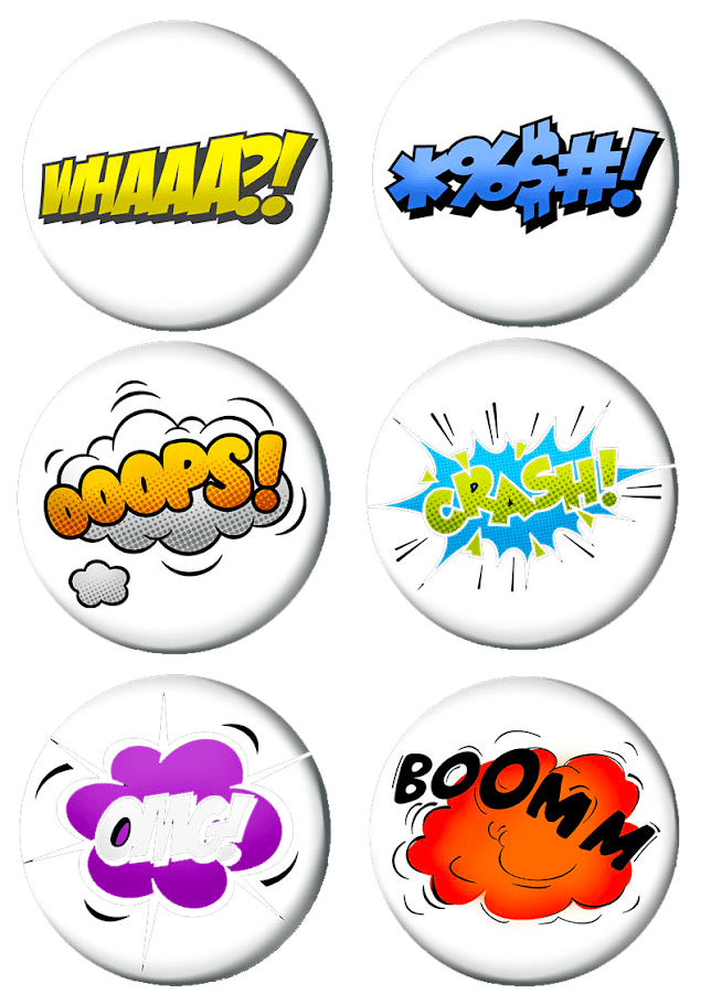 Set bedževa Boom, 37 mm, 6 kom