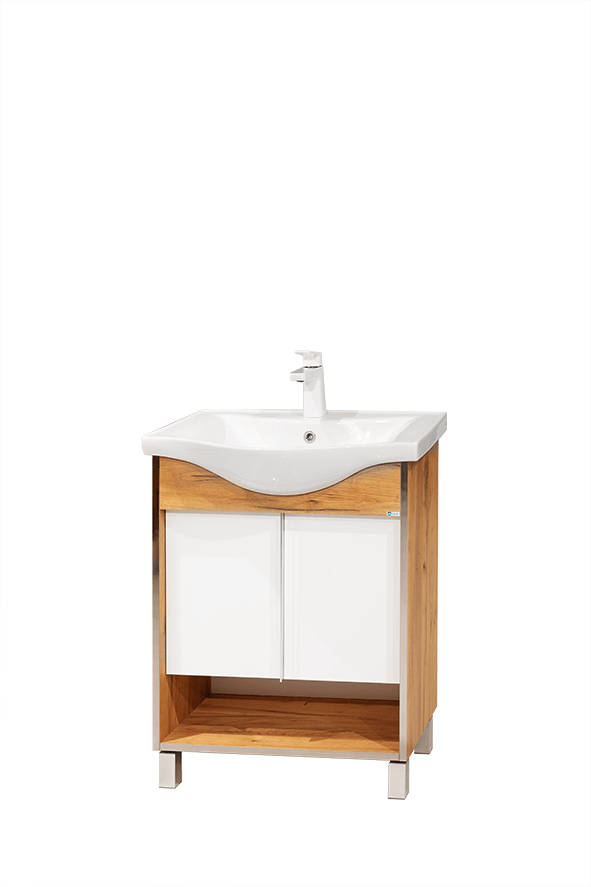 Ceramica Lux Komoda za kupatilo Tara Hrast 65 Standard