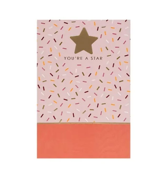 Čestitka Neon Blush Youre a Star