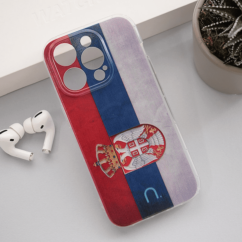 Maska za telefon Nanobit Print za iPhone 15 Pro SRB