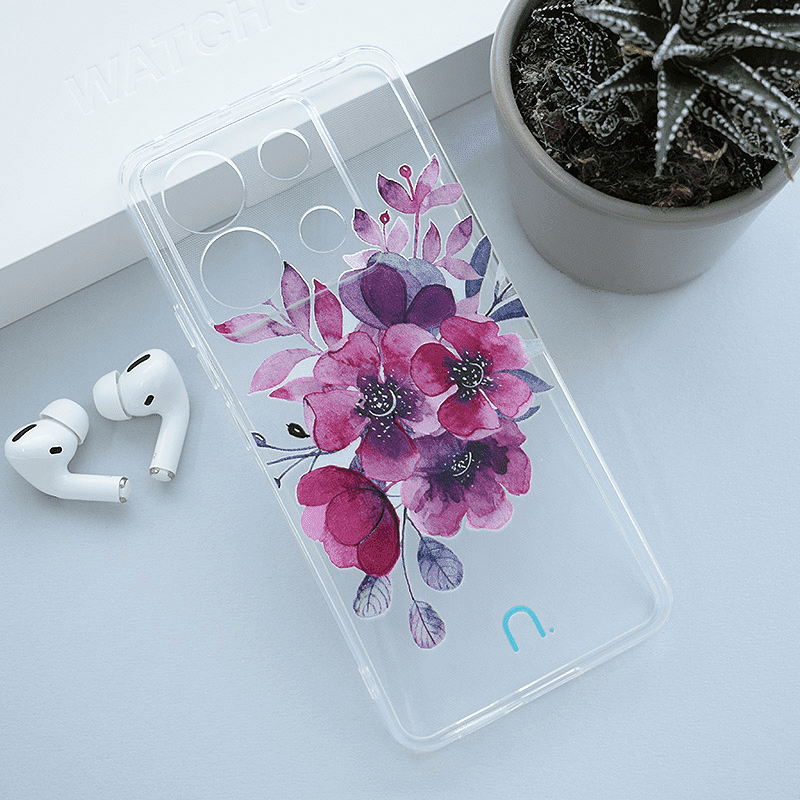 Maska za telefon Nanobit Print za Xiaomi Redmi Note 13 Pro 5G Flowers