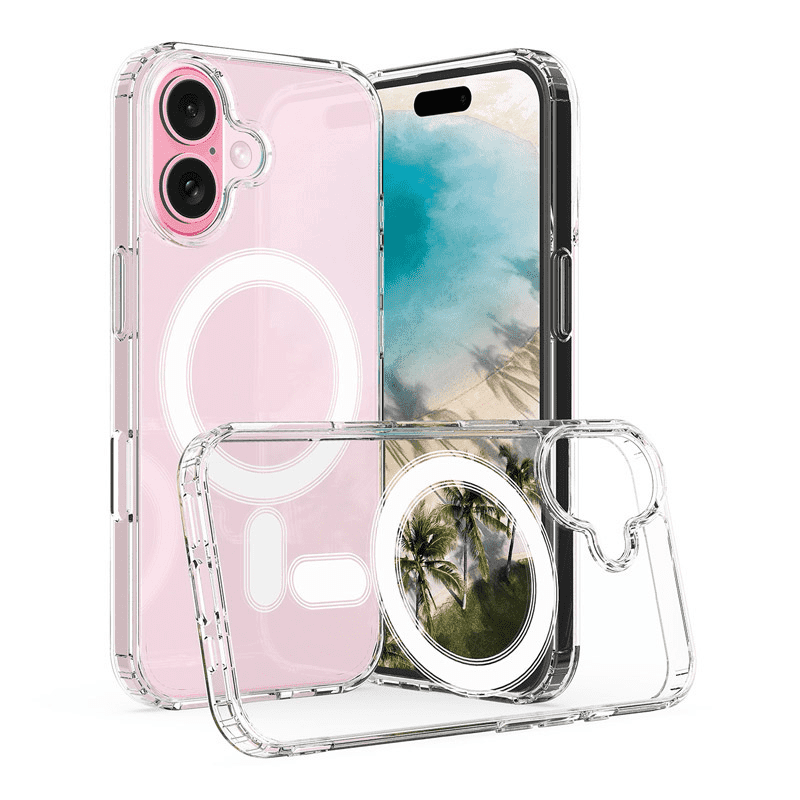 Maska za telefon Berlia Clear Mag Case Premium za iPhone 16, Providna