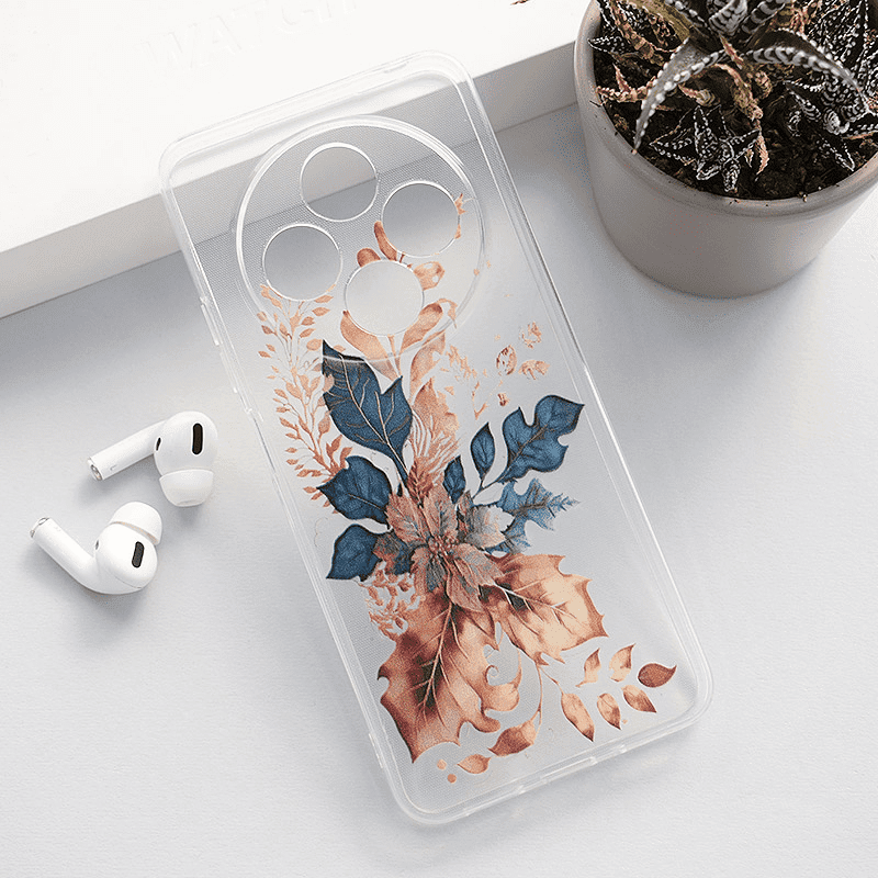 Maska za telefon Nanobit Print za Xiaomi Redmi 14C Golden Flower