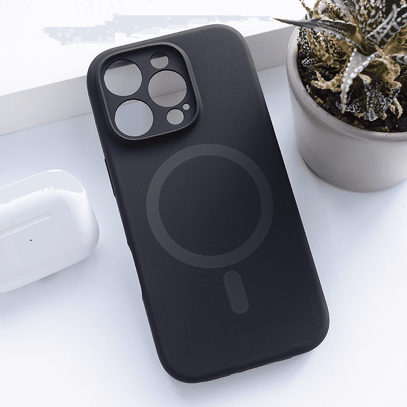 Maska za telefon Mag Case PureTone za iPhone 16 Plus, Crna