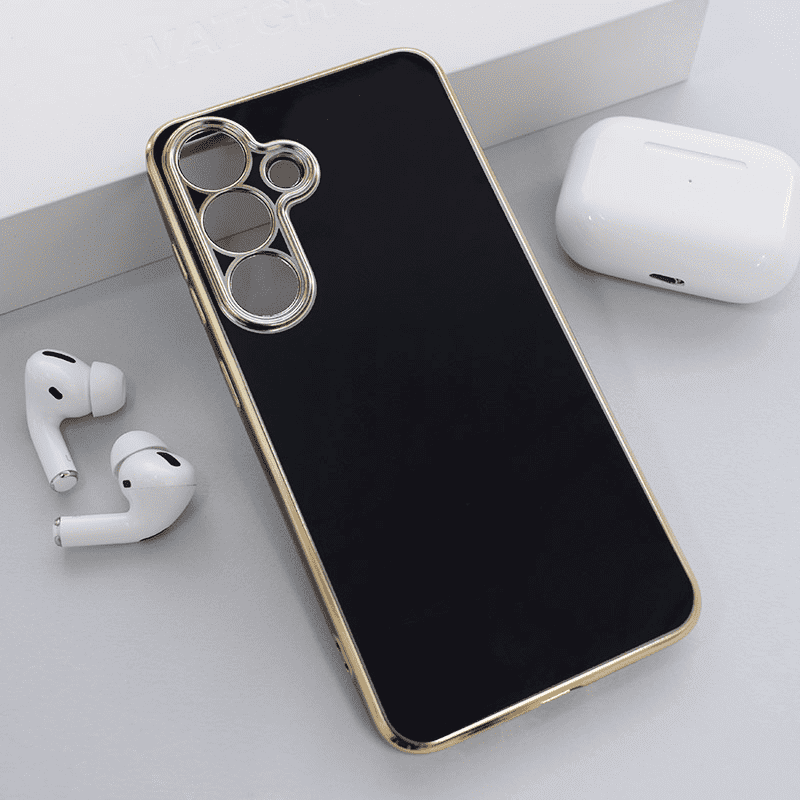 Maska za telefon Fresh Electroplated za Samsung S24/ S921B/ S25/ S931B, Crna