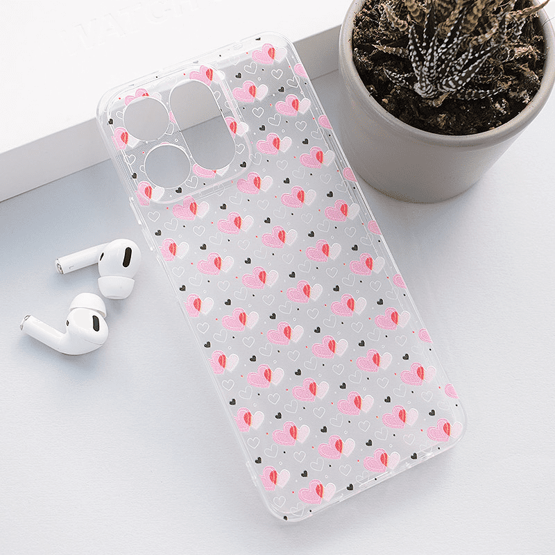 Maska za telefon Nanobit Print za Honor 200 Smart/ X7c Hearts