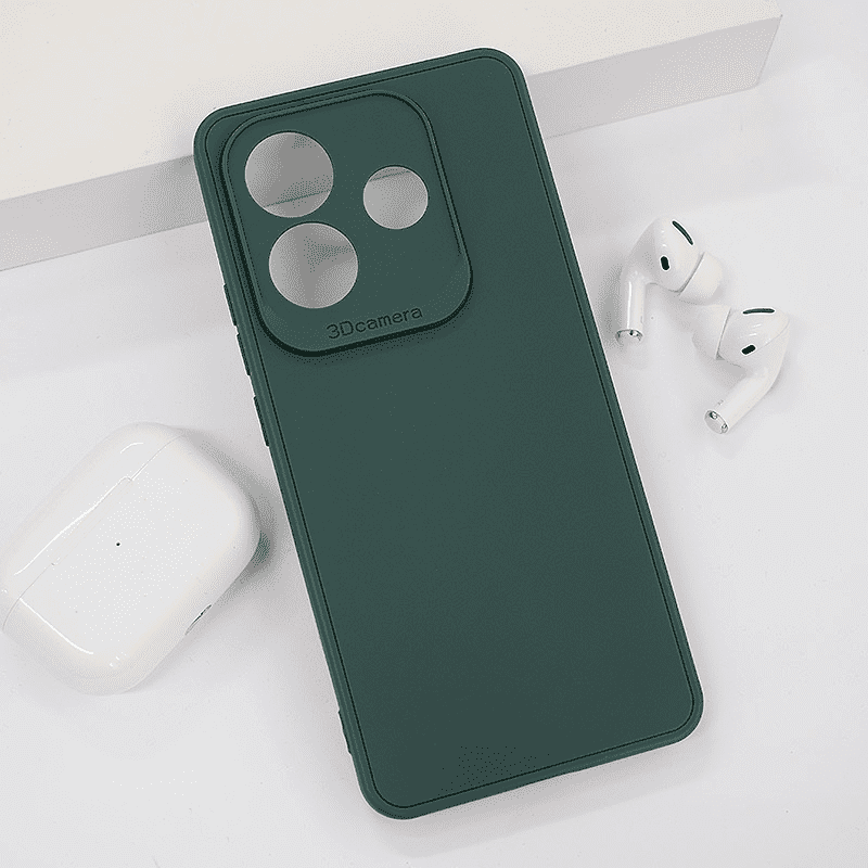 Maska za telefon 3D Camera za Xiaomi Redmi Note 14 5G, EU, Maslina