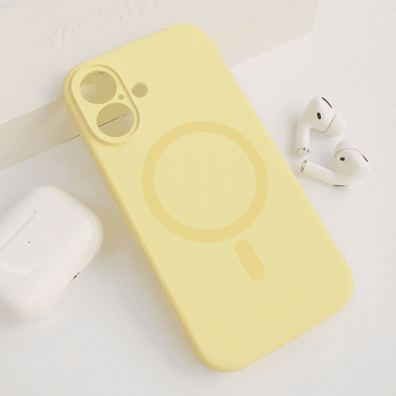 Maska za telefon Mag Case PureTone za iPhone 16 Pro Max, Žuta