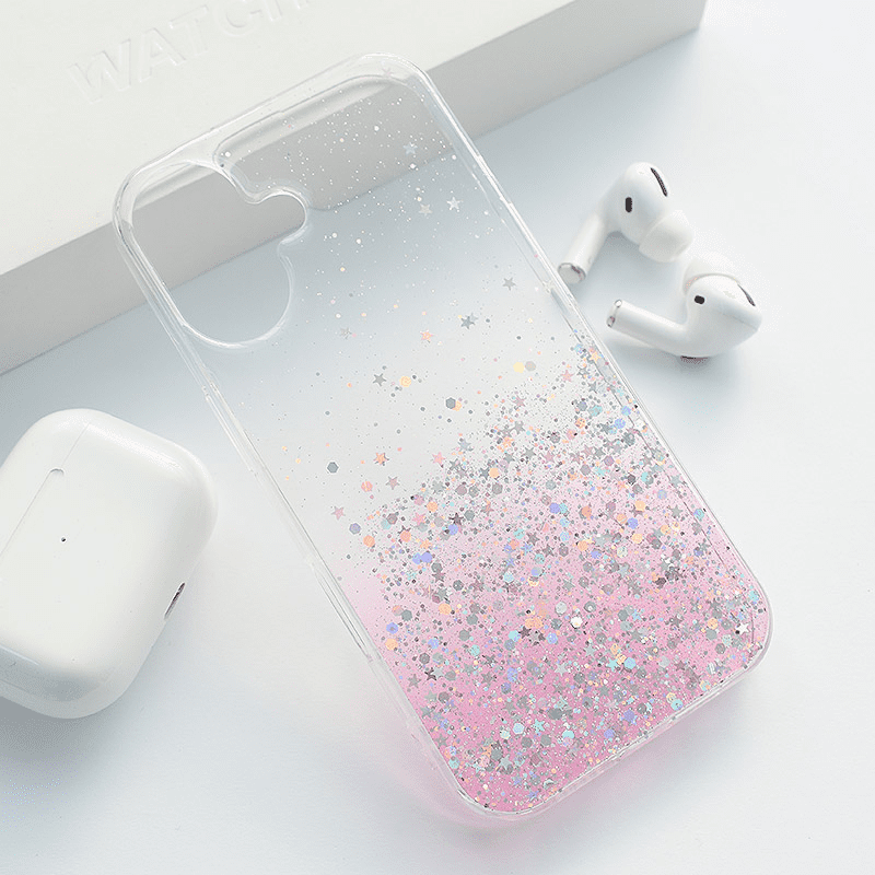 Maska za telefon Stardust za iPhone 16, Ružičasta