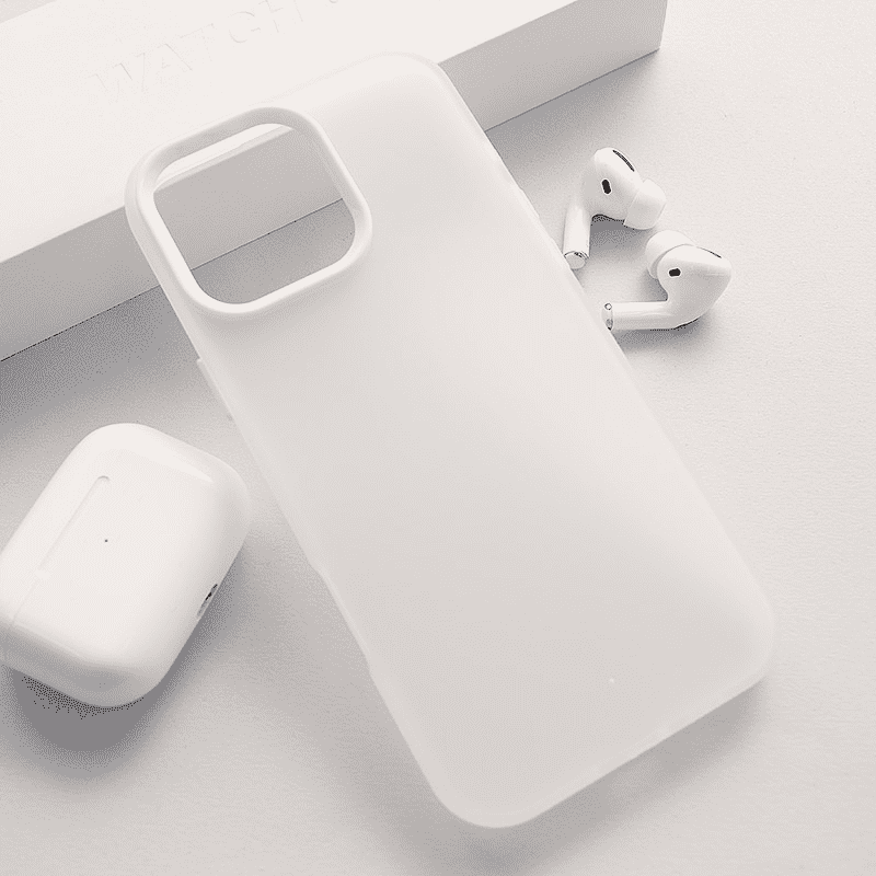 Maska za telefon Electro Glow Frame za iPhone 16, Bela