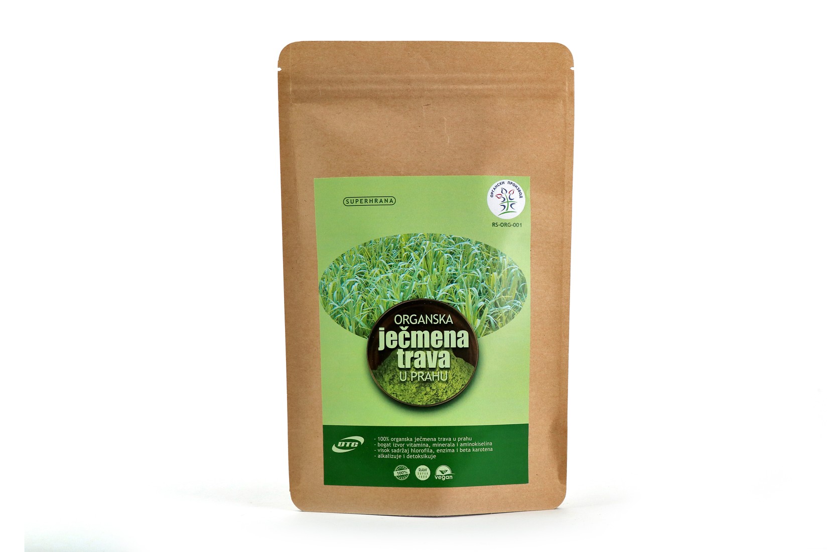 DTC Organska ječmena trava u prahu 100g