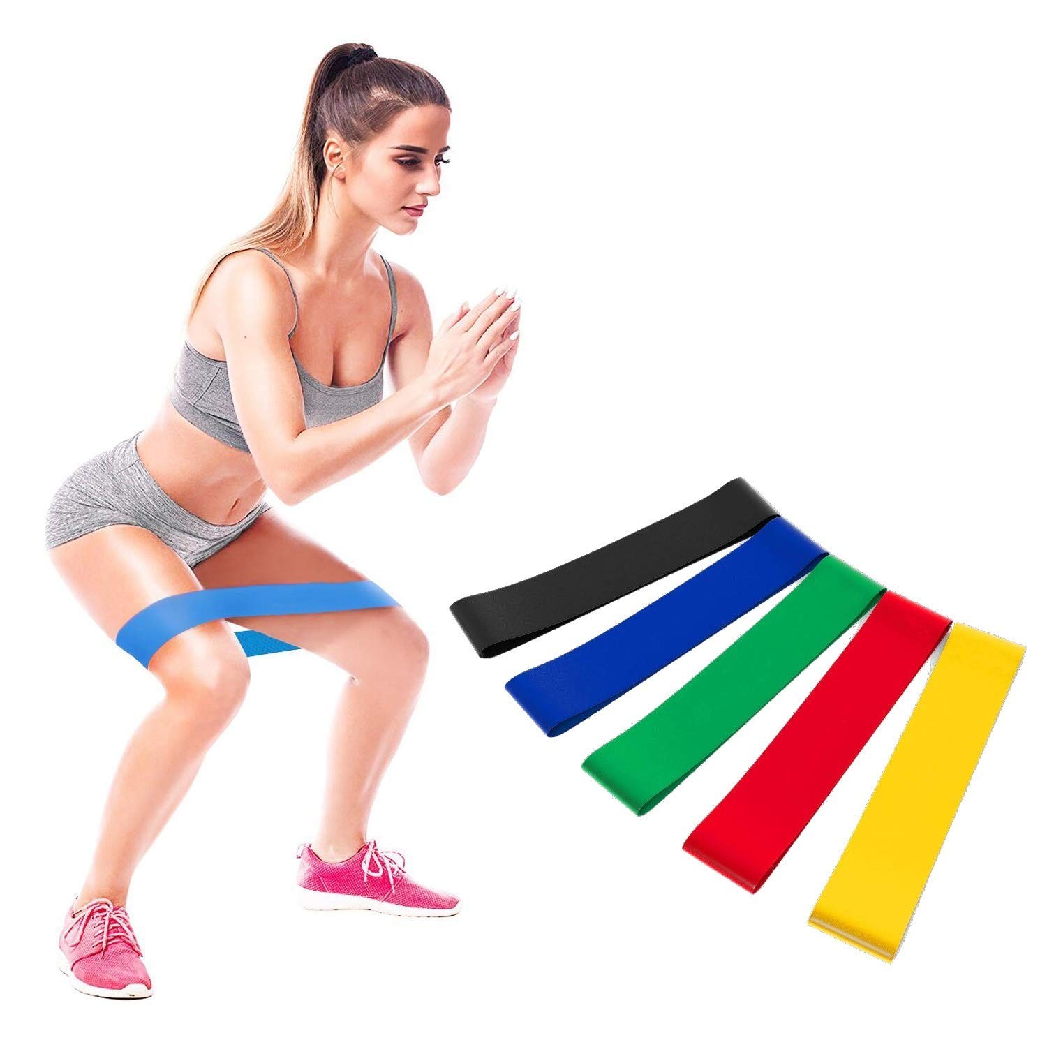 Fitnes trake za vežbanje, 5 komada