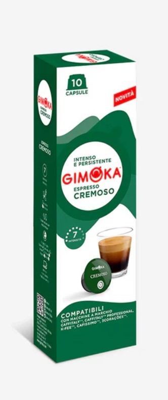 GIMOKA Kapsule Caffitaly za kafu Cremoso, 10 komada
