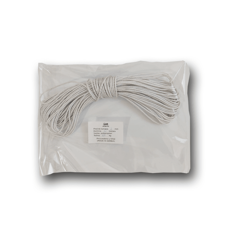 SM PETROVIĆ Kanap polipropilen 2mm, 30m, Beli