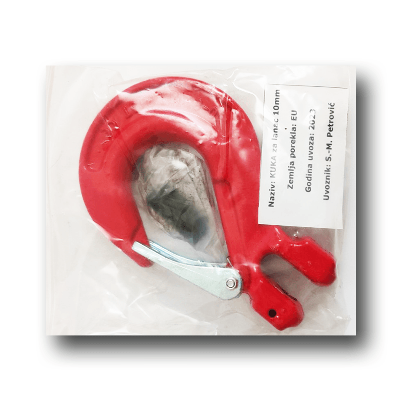SM PETROVIĆ Kuka za lanac, 10mm, Crvena