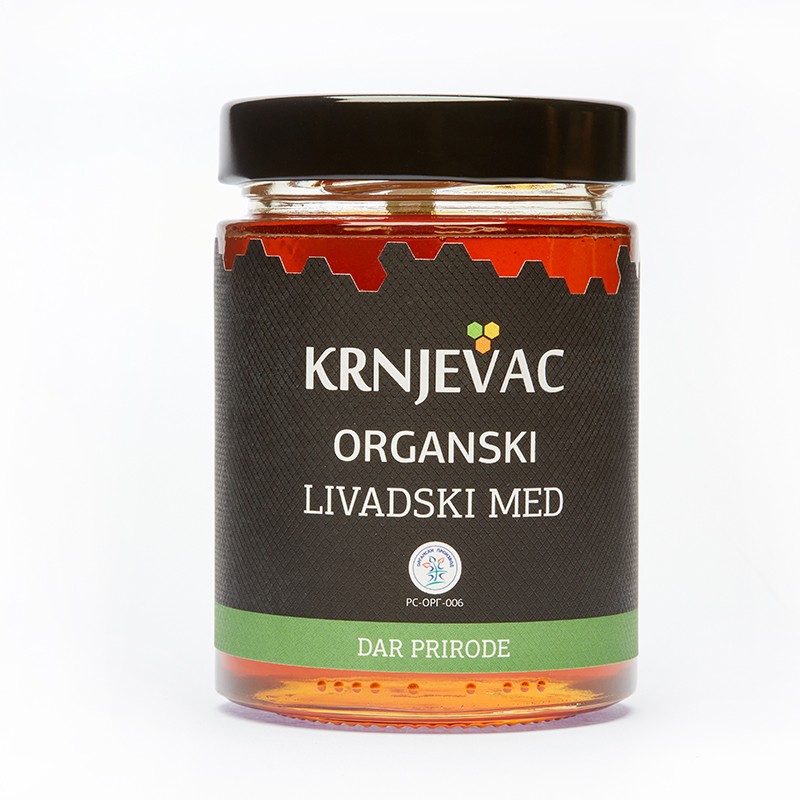 KRNJEVAC Organski livadski med 450g