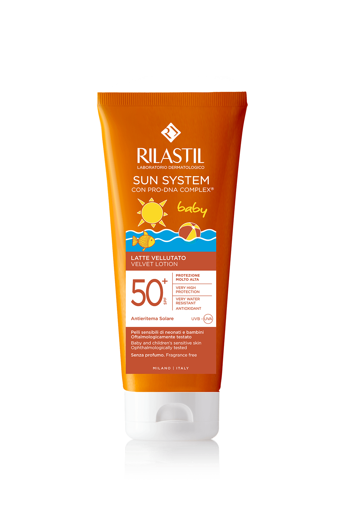 RILASTIL Baby losion SPF 50+ Sun System Velvet 200ml