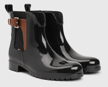 TOMMY HILFIGER  Ženske gumene čizme, Crne