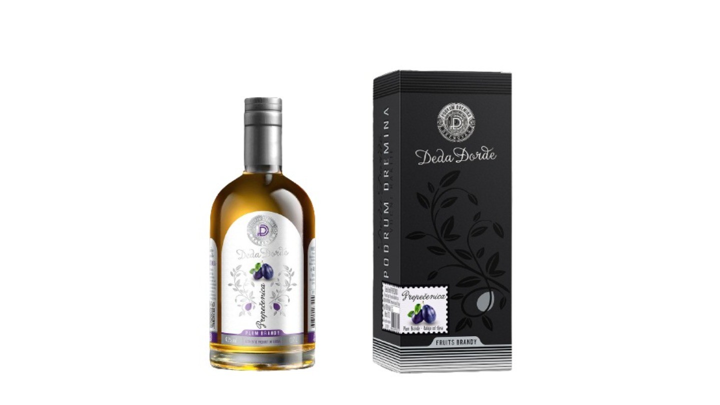 DEDA ĐORĐE Rakija prepečenica šljiva 0.7l