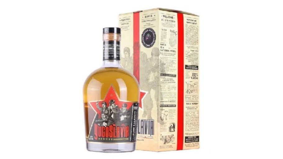 YUGOSLAVIA HEROES Rakija šljiva gift box 0.7l