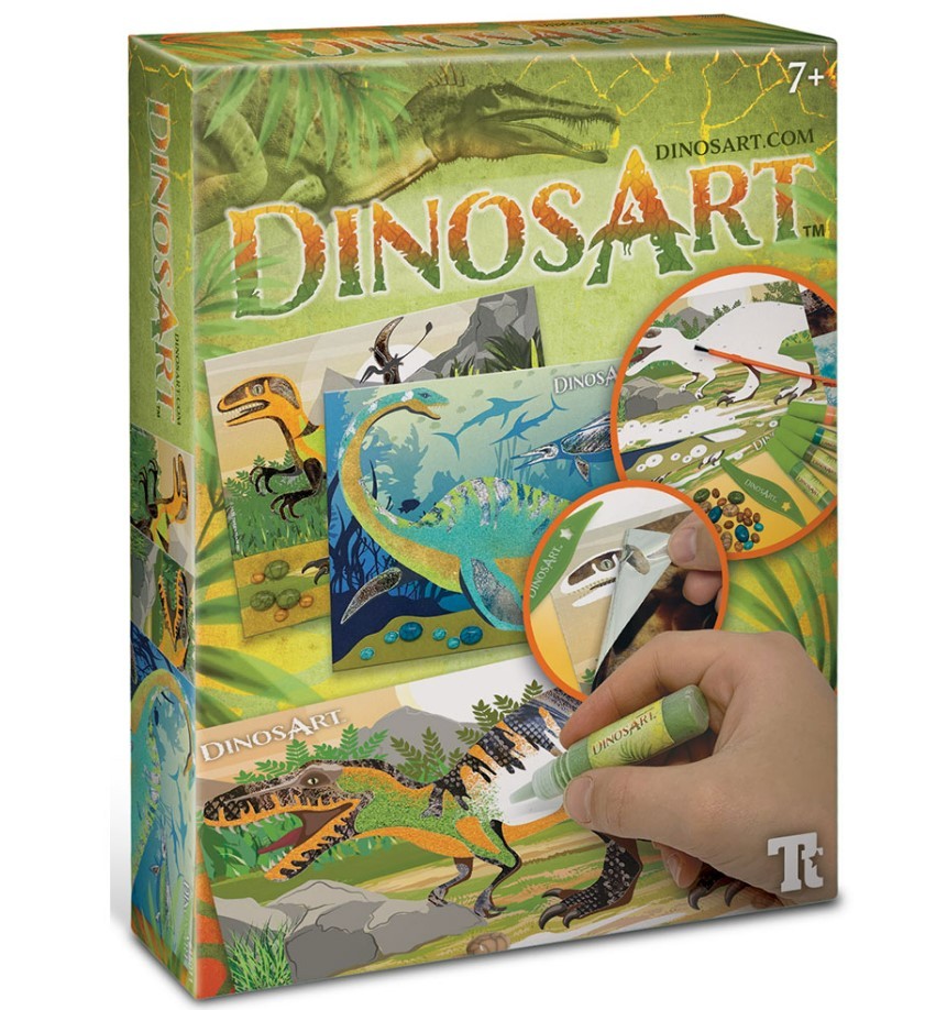 DINOSART Kreativni set Pesak i Folija