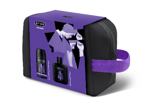 Str8 Set za muškarce Game Toaletna voda, EDT, 100 ml + Dezodorans, 150 ml + Torbica za toaletne potrepštine