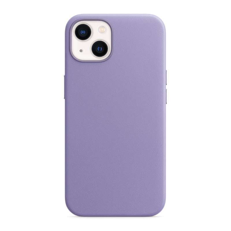 Maska Beautiful Shine Leather za iPhone 15 ljubicasta