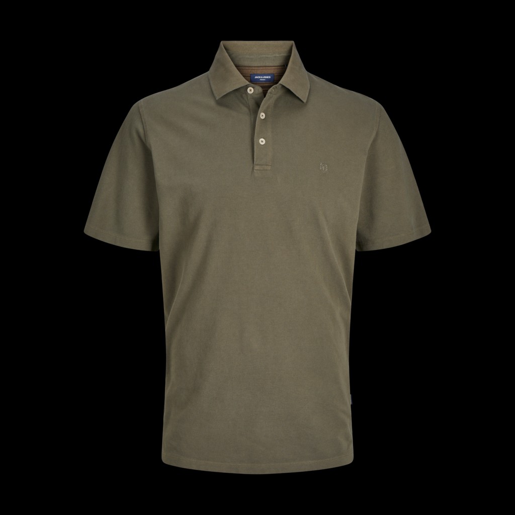 JACK & JONES Muška polo majica 12257315, Maslinasta