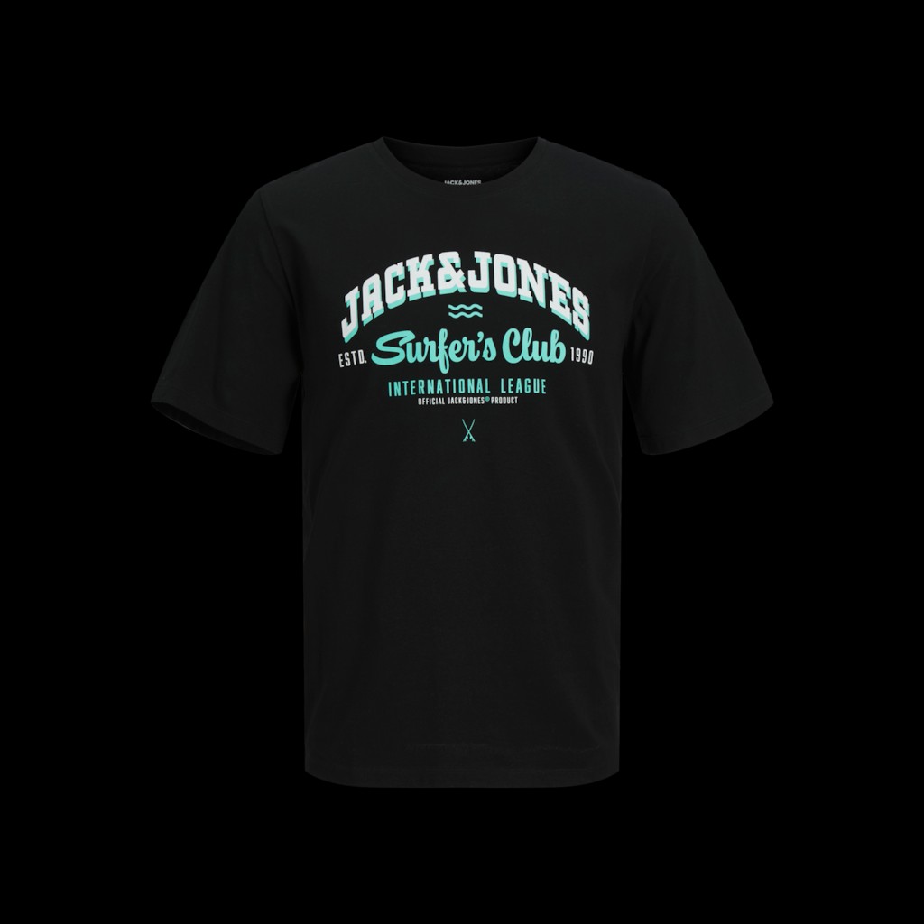 JACK & JONES JUNIOR Majica za dečake 12258876, Crna