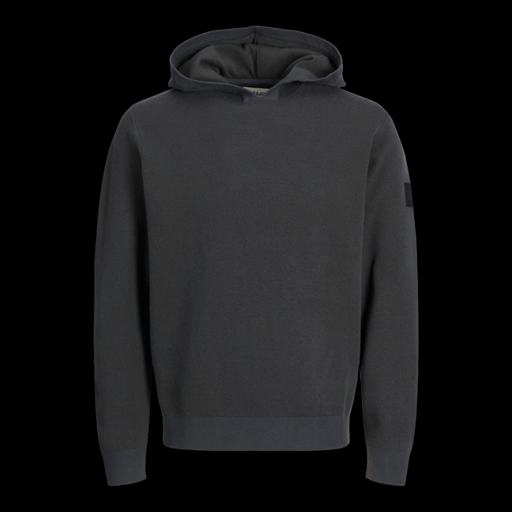 JACK & JONES Muški duks sa kapuljačom 12260051, Tamnosivi