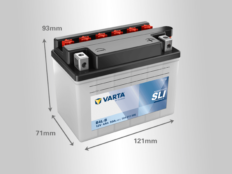 Varta Akumulator MOTO YB4L-B, 12V, 4Ah, D+