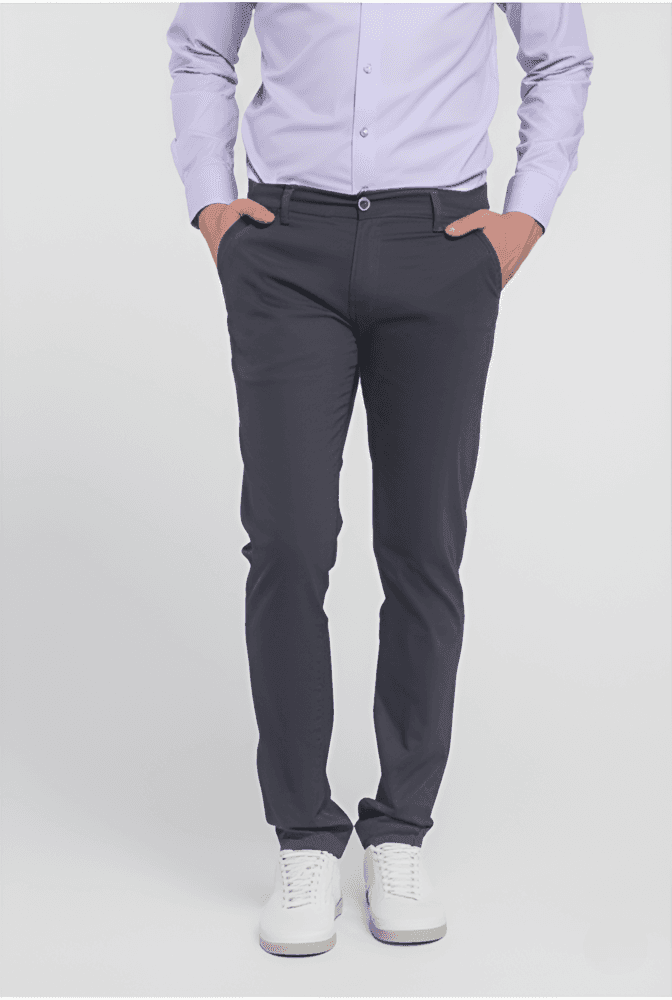 Elit Muške pantalone od kepera, Sive