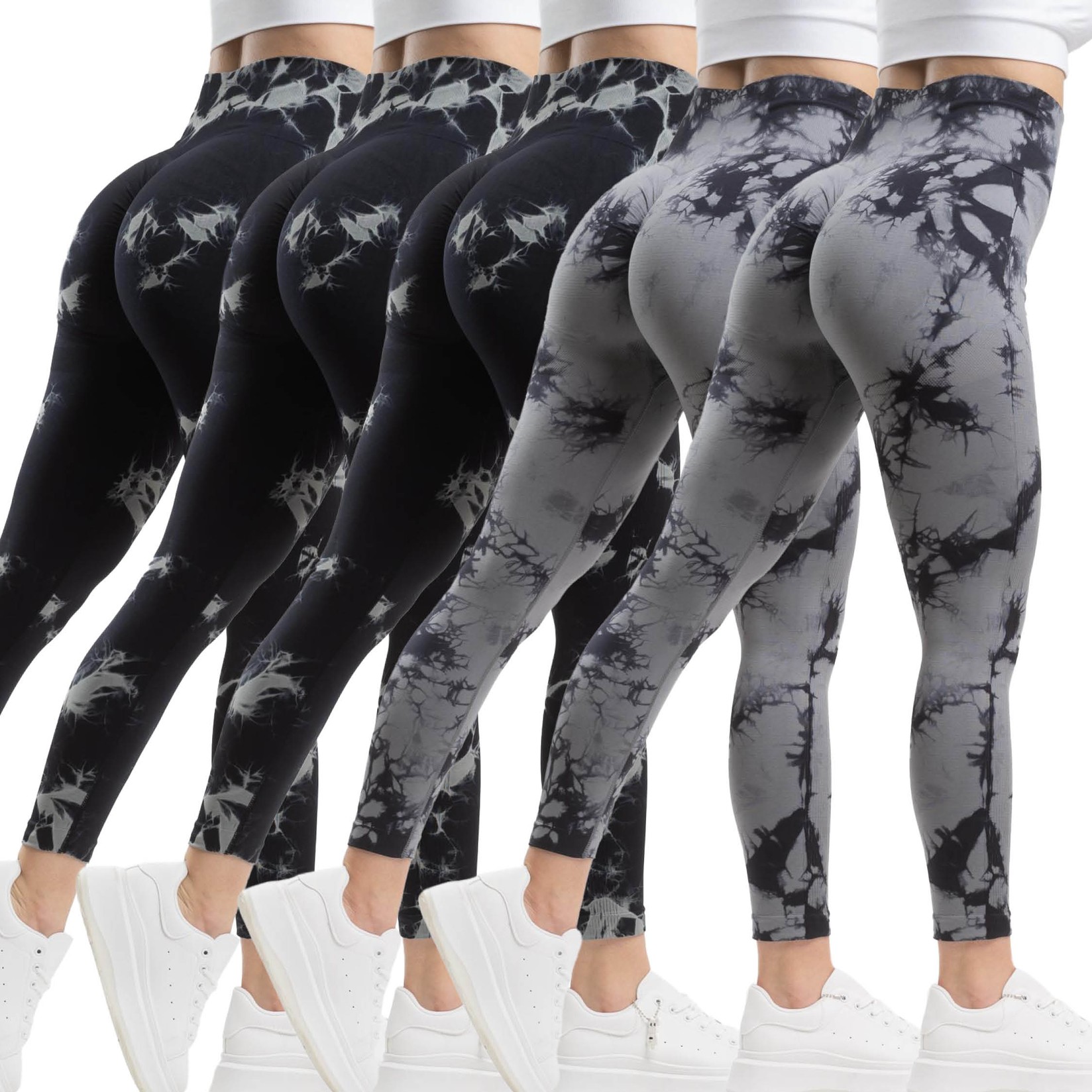 Novecento Ženske helanke, 5 komada, Višebojne