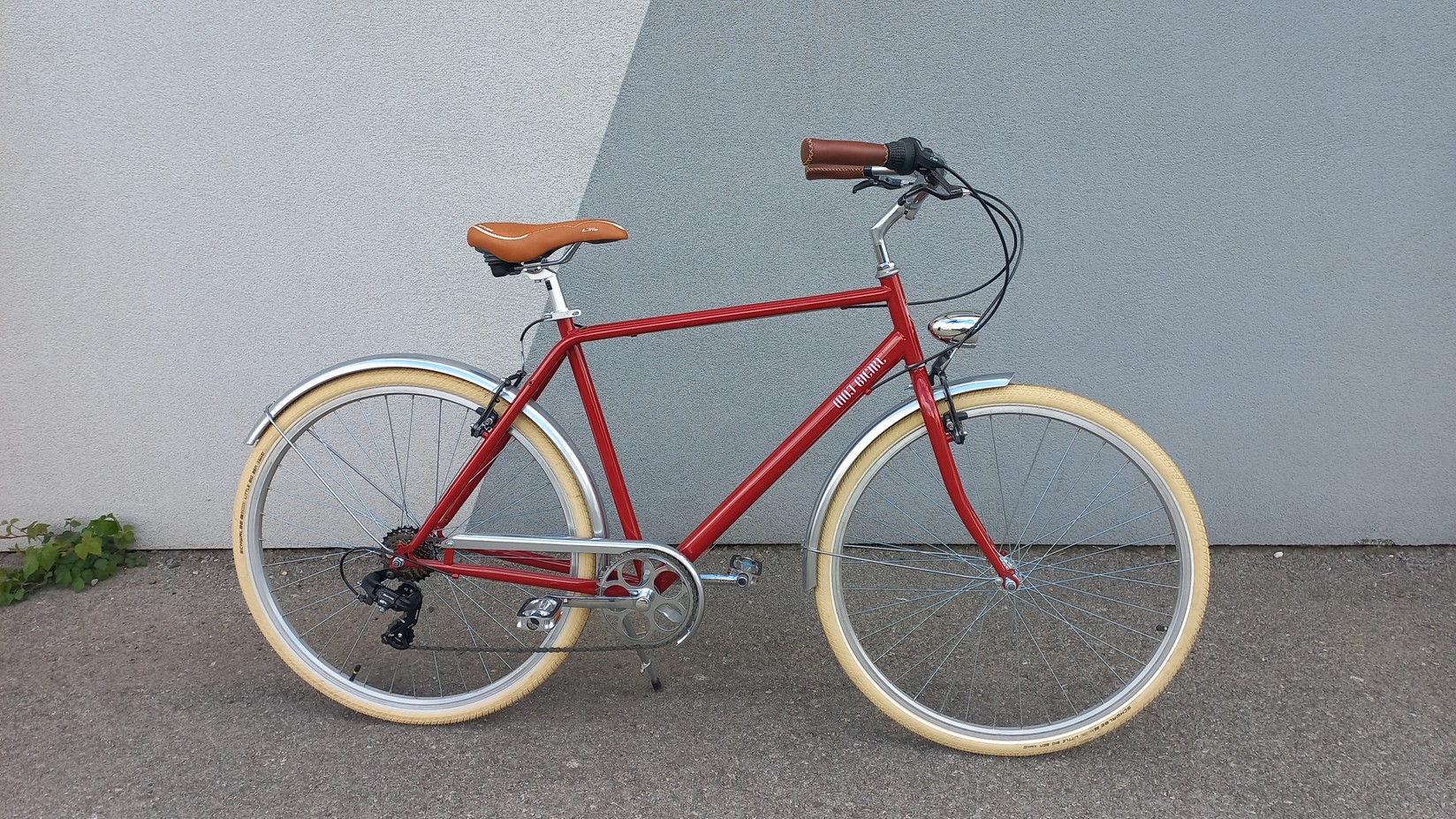 Moj bicikl Muški bicikl Baron, Shimano 7 brzina, Crveni