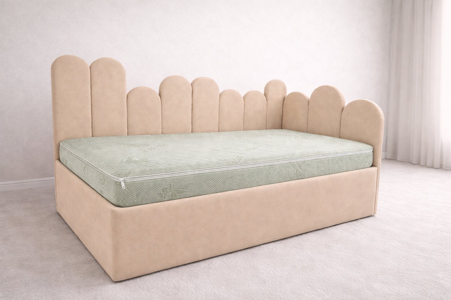 Dušek Memory, 90x200 cm, Beli