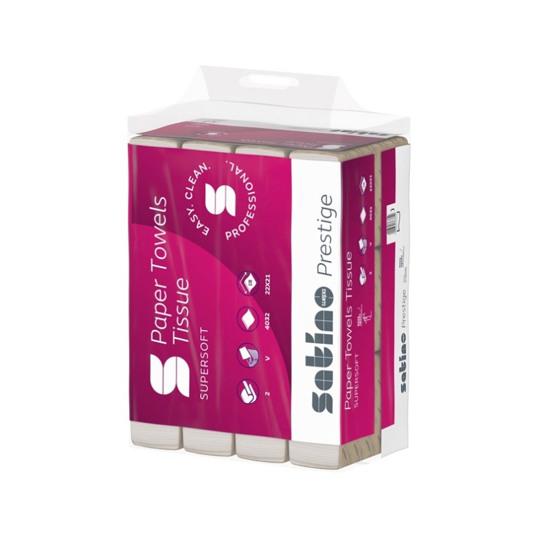 WEPA Satino Prestige Papirni ubrus, Dvoslojni, 12 komada