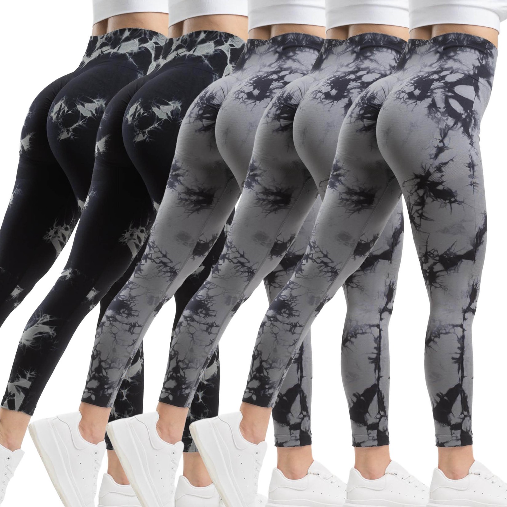 Novecento Ženske helanke, 5 komada, Višebojne